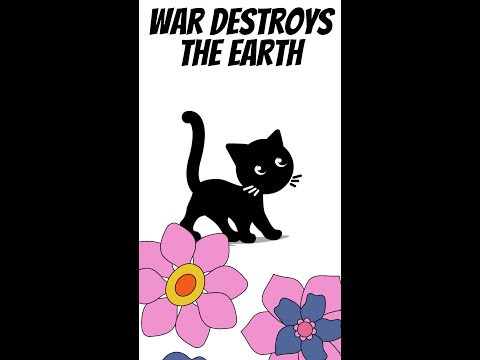 What Does War Do To The Environment?  Educational Cat Video #shorts