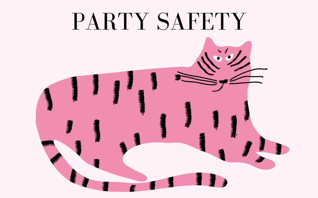 Educational Cat Video: Party Safety